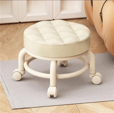 مقعد صغير ذو عجلة عالمية مريحة